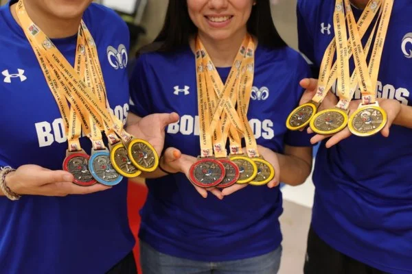 gold medal celebration